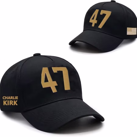 Turning Point USA Hat Gold Embroidery USA 47
