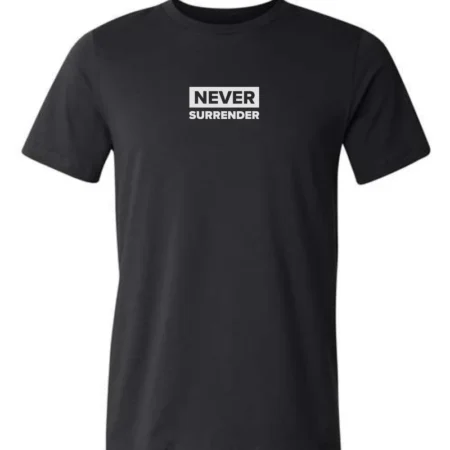 CharlieKirk Never Surrender Tee Black