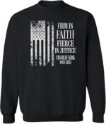 Firm In Faith Fierce In Justice Turning Point USA Crewneck